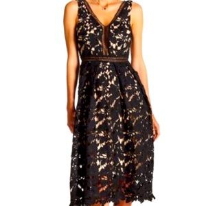 Romeo&juliet black lace dress large